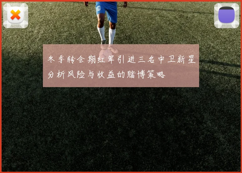 冬季转会期红军引进三名中卫新星分析风险与收益的赌博策略